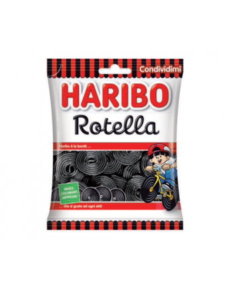 Haribo Rotella Licorice - 30 Packs de 100gr - Rebuçados e Chicletes