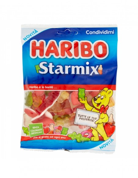Haribo Starmix Gummibärchen - 30 Packungen mit 100gr - Bonbons und Kaugummi