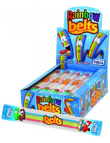 Vidal Multicolor Rainbow Belts - Box...
