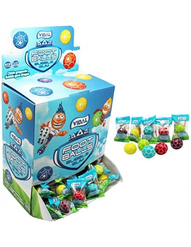 Vidal Foot Balls Bubble Gum - Box mit...