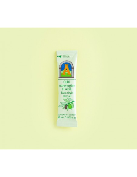 Extra Virgin Olive Oil Monodose Ambra - 150 Sachets of 10ml - Oil, Vinegar and Salt