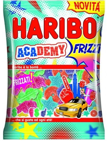 Haribo Teen Frizzy - Expositor 40 bolsas de 90g - Caramelos y Chicles