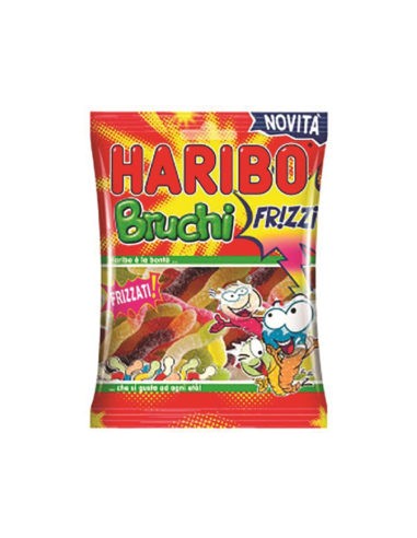 Haribo Teen Frizzy - Espositore 40 buste da 90g - Caramelle e Chewing Gum