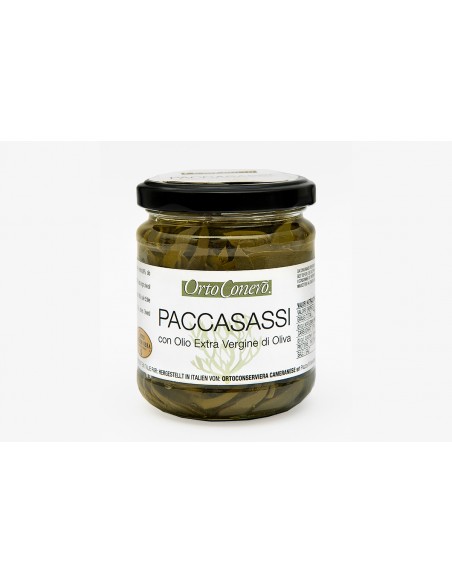 Paccasassi Orto Conserviera Cameranese - Vaso da 180 gr - Sott'oli e sott'aceti