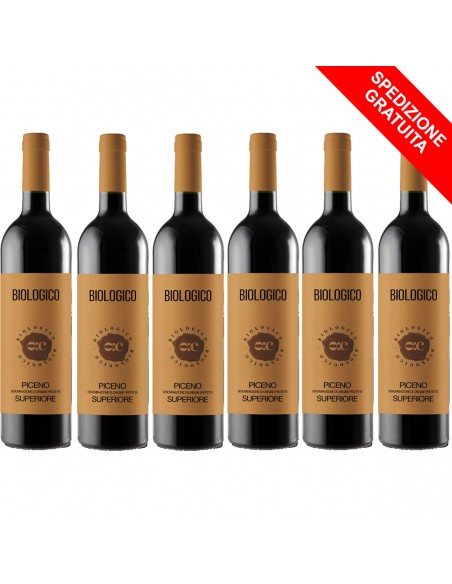 Rosso Piceno Superiore Bio Cantina Offida - 6 Botellas - Vinos Tintos