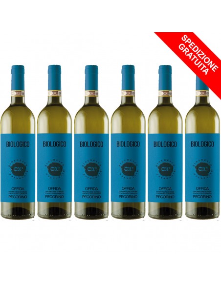 Organic Pecorino Cantina Offida - 6 Bottles - White Wine