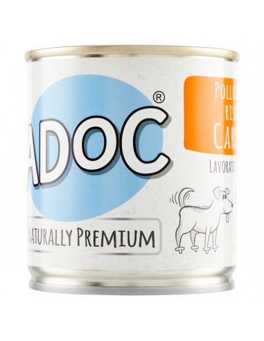 ADoC Dog Wet Food for Dogs Mix Pollo con Arroz y Zanahorias Atún con Patatas y Zanahorias - 16 x 285g latas - Food for the Soul