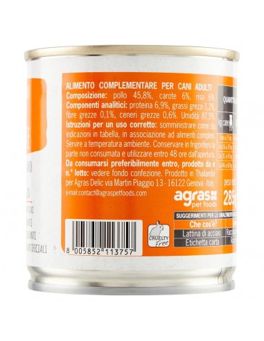 ADoC Dog Wet Food for Dogs Mix 3 Chicken with Rice and Carrots Chicken with Potatoes Tuna with Potatoes and Carrots - 16 Cans 28