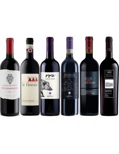 Vini Rosso Toscana - 6 Bottiglie da...
