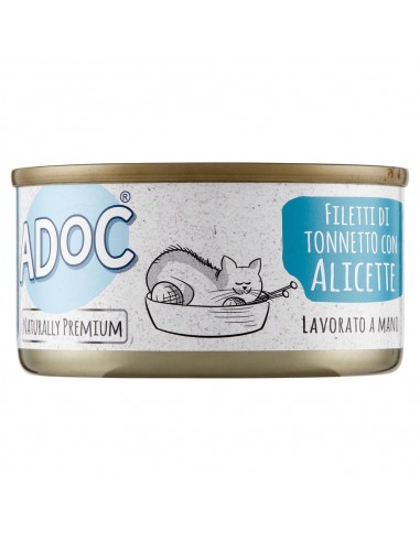 ADoC Cat Cat Thunfisch mit Sardellen - 24 Dosen à 85gr - Tiernahrung
