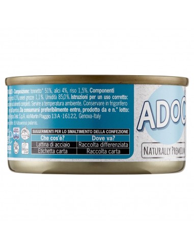 ADoC Cat Cat Thunfisch mit Sardellen - 24 Dosen à 85gr - Tiernahrung