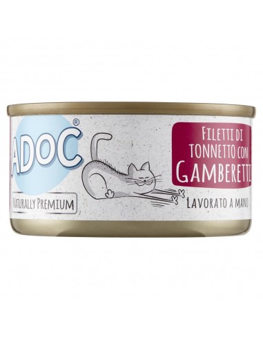 ADoC Cat Cat Thunfisch mit Shrimps - 24 Dosen à 85gr - Tiernahrung