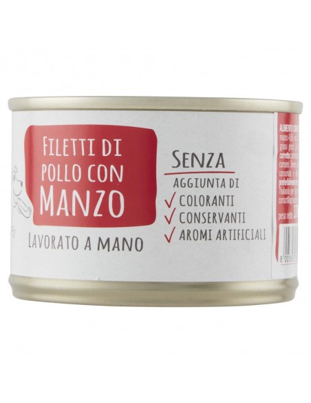 ADoC Perro Filetes de Pollo con Carne - Lata 170gr