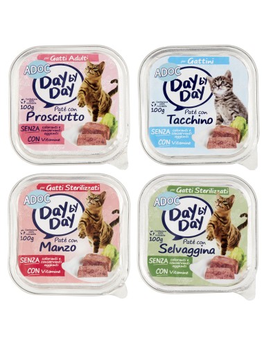 ADoC Day By Day Cat Gatto MIX 4 Paté...