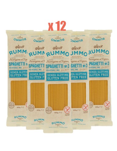 Rummo Pasta di Lenticchie Rosse e Riso Integrale Maccheroncelli n7 Senza  Glutine 300g