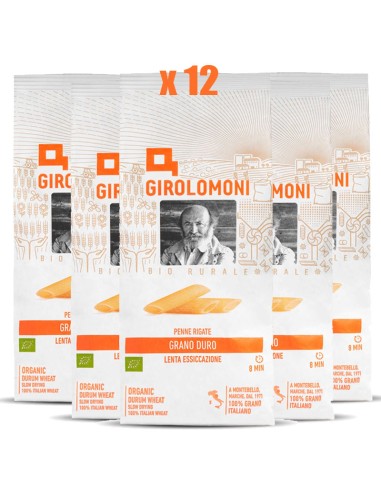 GIROLOMONI Pasta Penne Rigate Bio di...