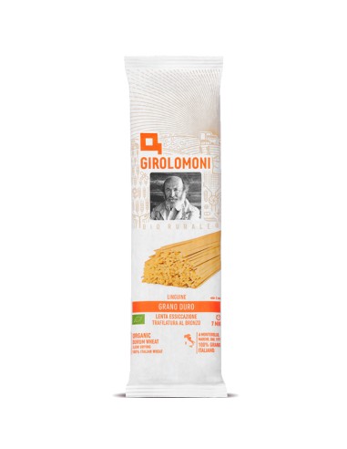 GIROLOMONI Pasta Linguine Bio di Grano Duro - 12 packages of 500gr