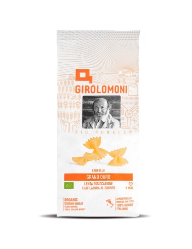 Pasta GIROLOMONI Farfalle Bio di Grano Duro - 12 confezioni da 500gr