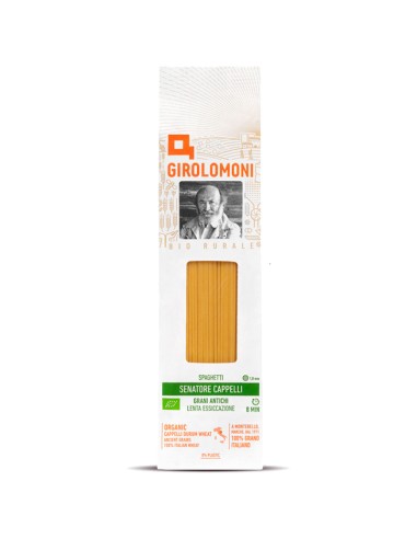 GIROLOMONI Spaghetti Senatore Cappelli Bio - 12 paquets de 500gr