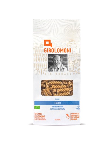 GIROLOMONI Nudeln Fusilli Bio di Farro - 12 x 500gr Packungen