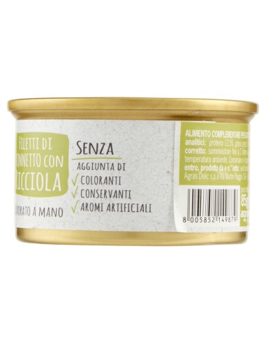 Adoc Cibo Umido per Gatti Adulti con Ingredienti Naturali MIX MARE - 24 lattine da 85gr