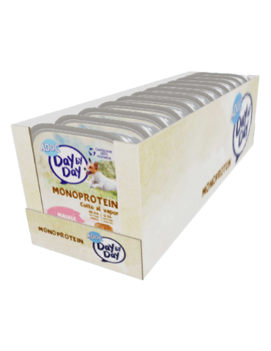 ADoC Day by Day Dog Monoprotein Pate with Pork - Box of 12 100gr Pots - Pet Food