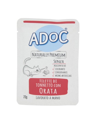 ADoC MIX ORATA SARDINA Cat Gatto - 20 Buste da 70gr