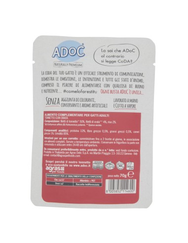 ADoC MIX ORATA SARDINA Cat Gatto - 20 Buste da 70gr