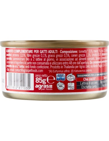 Dreesy by ADoC Cat Cat Tuna with Beef - 24 Tins of 85gr - Pet Food