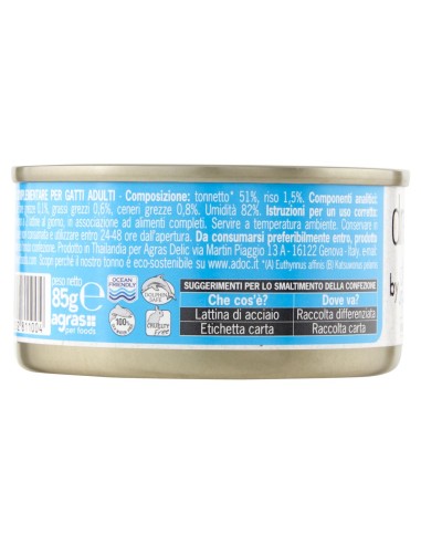 Dreesy by ADoC Cat Tuna Cat - 24 Latas de 85gr - Alimento para mascotas