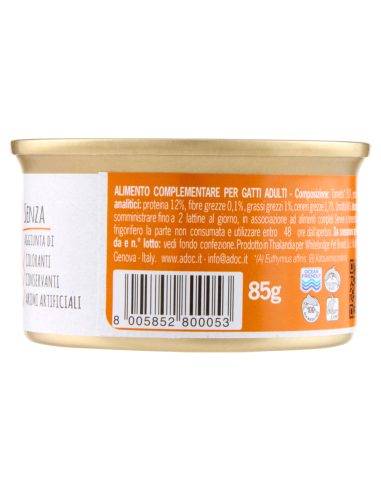 ADoC Cat Cat Thunfisch mit Schinken - 24 Dosen à 85gr - Tiernahrung