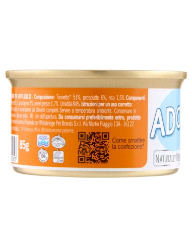 ADoC Cat Cat Atum with Ham - 24 Latas de 85gr - Pet Food