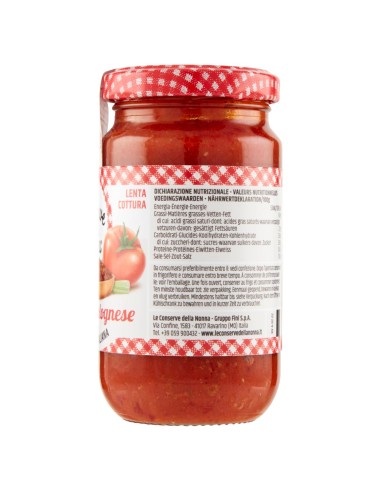 Le Conserve Della Nonna - Ragu di Carne - 190gr Glas - Saucen und Gewürze