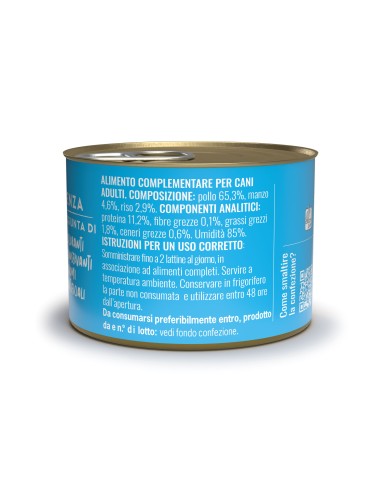 ADoC Dog Dog Chicken with Beef - 24 170gr Dosen - Tiernahrung