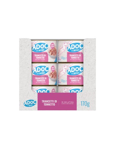 ADoC Canne Chien Tonnetto - 24 Canettes 170gr - Pet Food