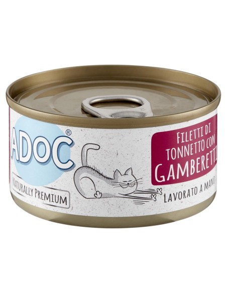 ADoC Cat Cat Tuna with Shrimps - 24 Tins of 85gr - Pet Food