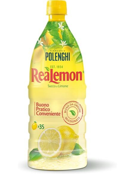 Polenghi Lemon Juice in Plastic Bottle - 1 Liter