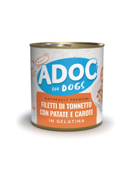 ADoC Dog Cane Tonnetto with Potatoes and Carrots - 16 Tins of 285gr - Pet Food