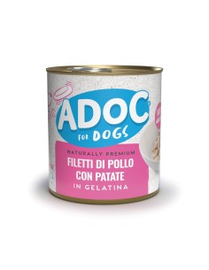 ADoC Dog Dog Chicken with Potatoes - 16 Tins of 285gr - Pet Food