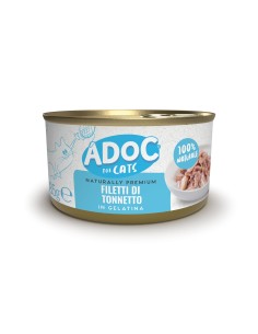 ADoC Cat Gatto Tonnetto - 24 Lattine da 85gr - Alimenti per Animali