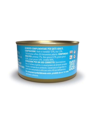 ADoC Cat Gatto Tonnetto - 24 Lattine da 85gr - Alimenti per Animali