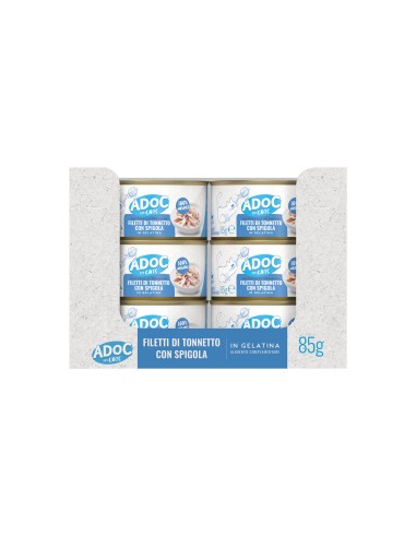 ADoC Cat Cat Atum com Robalo - 24 Latas de 85gr - Alimentos para Animais de Estimação