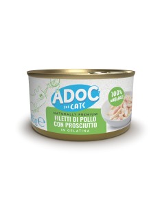 ADoC Cat Cat Poulet au Jambon - 24 Boîtes de 85gr - Pet Food