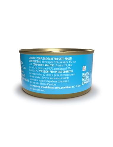 ADoC Cat Cat Pollo con Jamón - 24 Latas de 85gr - Alimento para mascotas