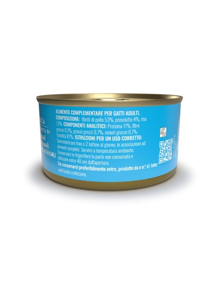 ADoC Cat Cat Pollo con Jamón - 24 Latas de 85gr - Alimento para mascotas