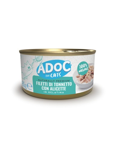 ADoC Cat Cat Tuna with Anchovies - 24 Tins of 85gr - Pet Food