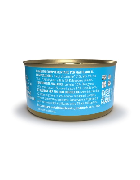 ADoC Cat Cat Atún con Anchoas - 24 Latas de 85gr - Alimento para mascotas