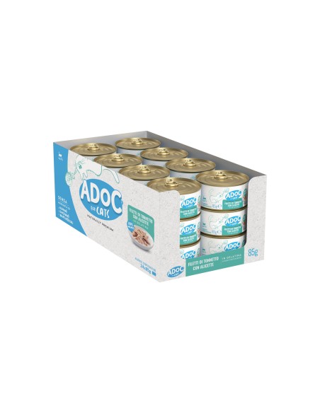 ADoC Cat Cat Atún con Anchoas - 24 Latas de 85gr - Alimento para mascotas