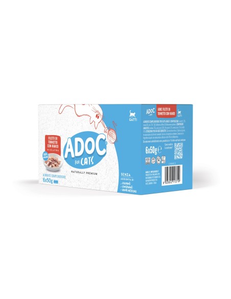 ADoC Cat Cat MP Atún con Ternera - 8 Cajas de 6 Latas de 50gr - Alimento para Mascotas