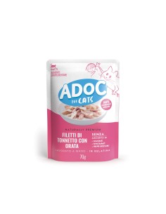 ADoC Cat Cat Atún con Besugo - 20 Sobres de 70gr - Alimento para mascotas